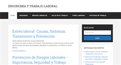Desktop Screenshot of ergonomia-posturas.com
