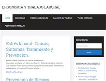 Tablet Screenshot of ergonomia-posturas.com